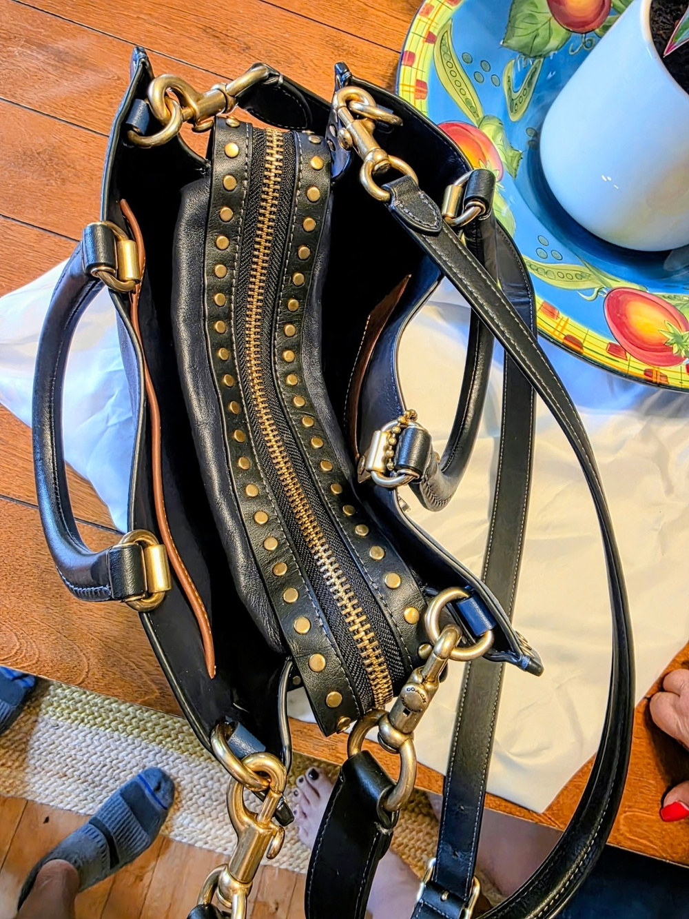 Rogue Bag In Colorblock With Rivets - Picture 5 of 16
